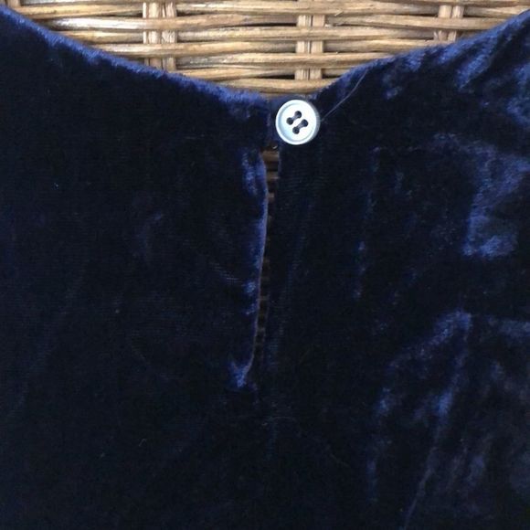 J. Crew Velvet Tank Top - Navy - 4 - Picture 5 of 10